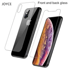 Переднее и заднее стекло для apple 8 iphone xs max Защитное стекло для iphone x xr xs max защита экрана 6s 7 8plus пленка 9h