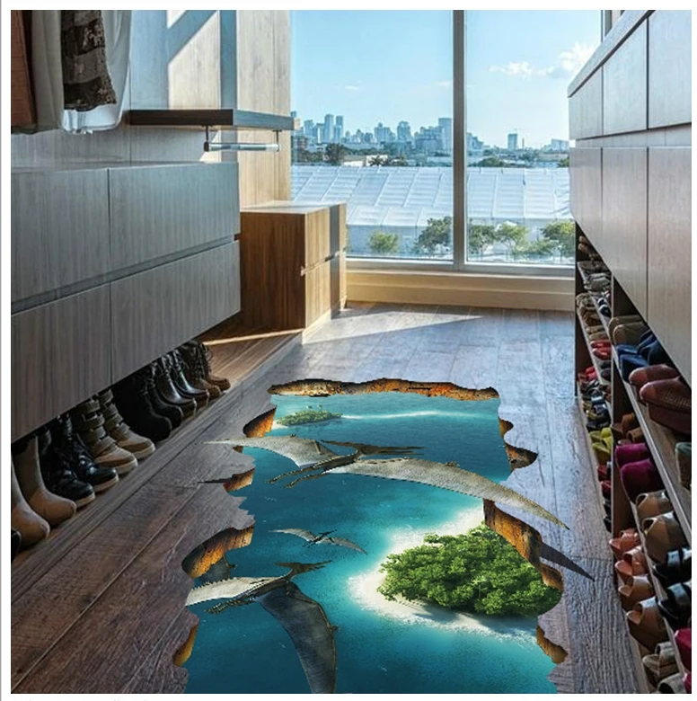 Toilet waterproof and slippery ground stick to bathroom self adhesive