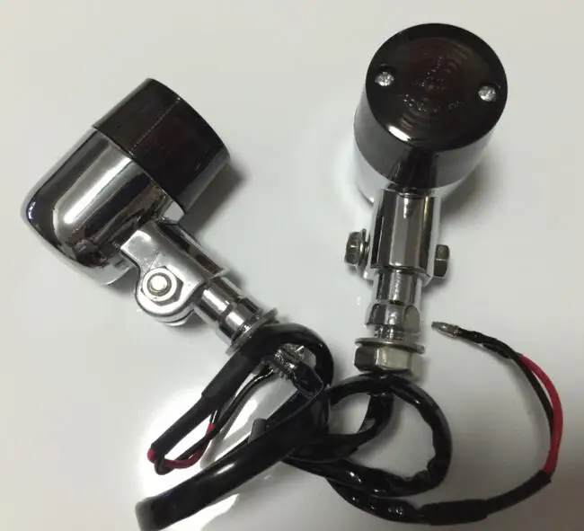 

1 pair Motorcycle accessories aluminum alloy side of the direction of turning lights motorcycle modified retro style turn lights