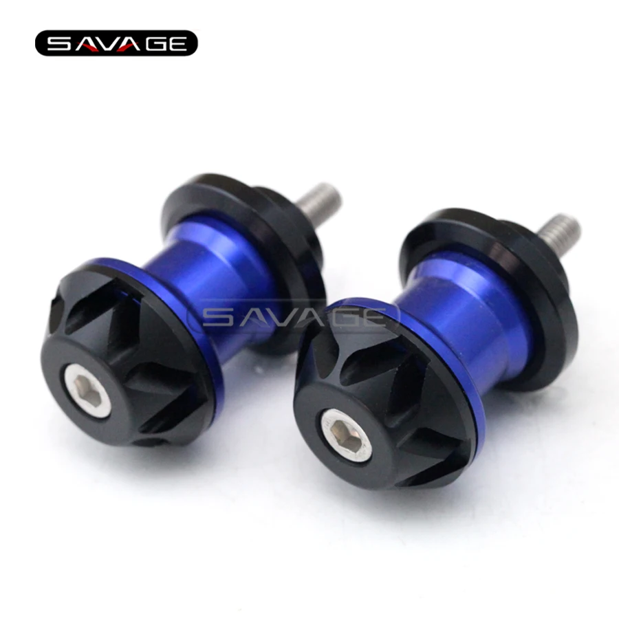 

For YAMAHA FZ-09 FJ-09 MT-09 MT09 Tracer 2014 2015 2016 Blue Motorcycle Accessories Swingarm Spools slider 6mm stand screws