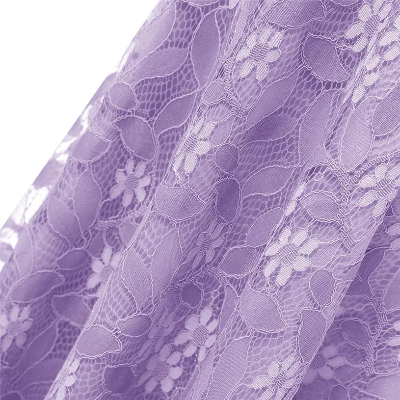 A line Dress Women Vintage Sexy Dress Princess Floral Lace Dress Solid Party Dresses Vestidos Verano 2018 Wholesales 40AT2725