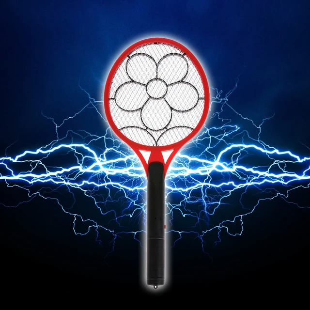 Electric Swatter Mosquito Killer Hand Racket Flycatcher Pest Reject Insect Fly Swatter Repellent Home Anti Mosquito Supplies