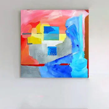 

Top Home Decoration Wall Painting American Style Quality100% Handmade Modern Abstract Canvas Oil Painting Wall Art Gift DS009