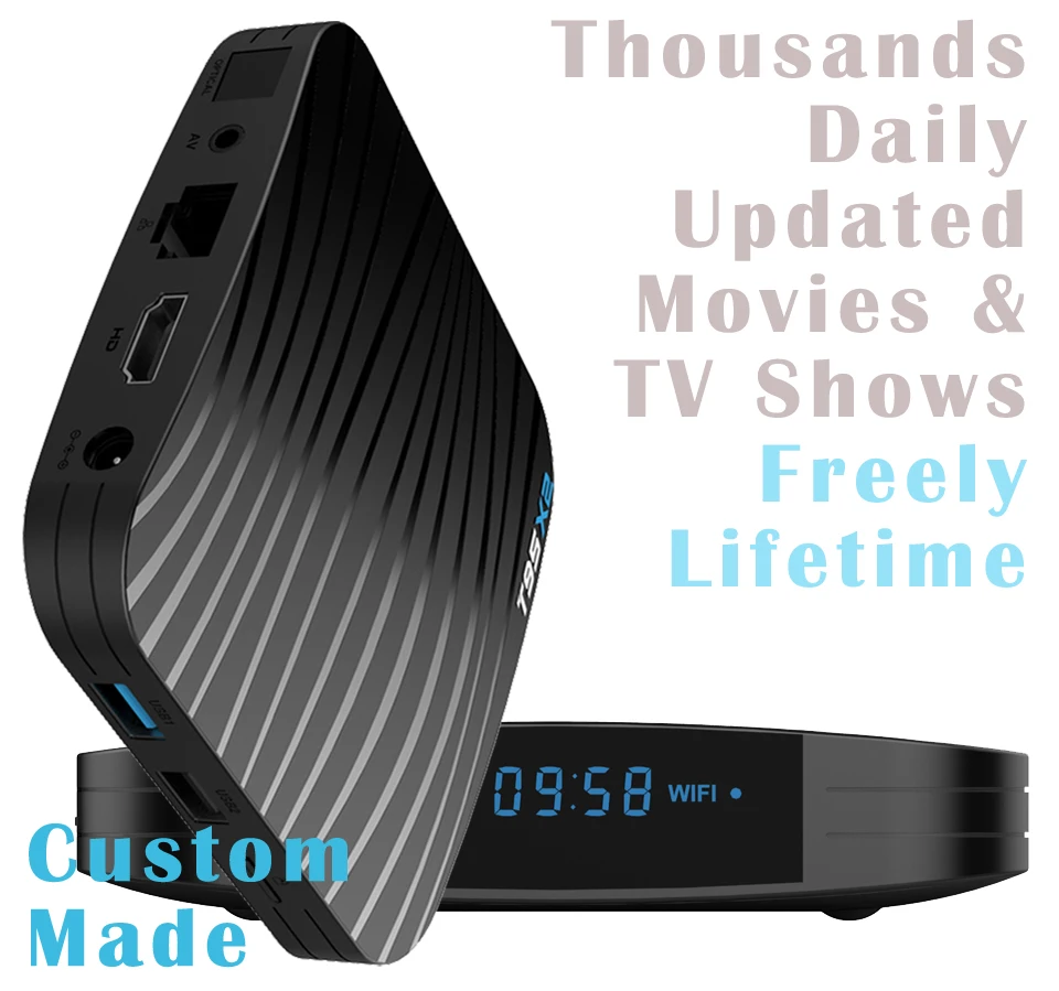 50pcs Custom Made S905X2 A53 Quad core 4K Android 8.1 TV Box 2GB/16GB 4GB/32GB Thousands Daily Updated Movies & TV Shows Free 50pcs Custom Made S905X2 A53 Quad core 4K Android 8.1 TV Box 2GB/16GB 4GB/32GB Thousands Daily Updated Movies & TV Shows Free