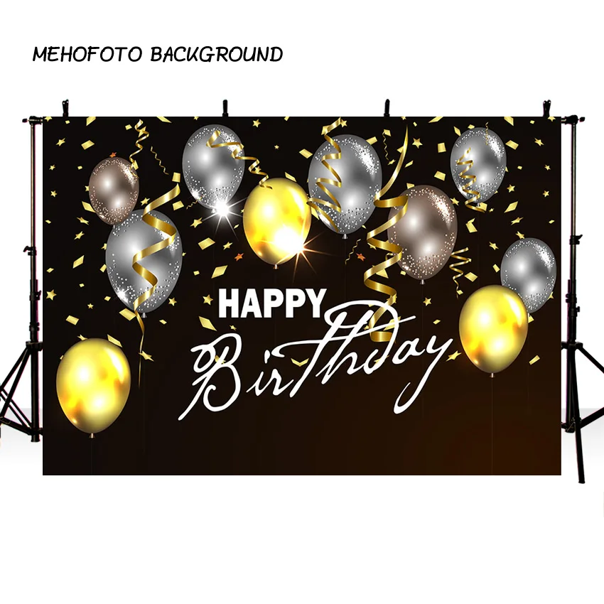 

MEHOFOTO vinyl photographic background Balls Ribbon Birthday wedding Customized Party new backdrop photocall photo printed