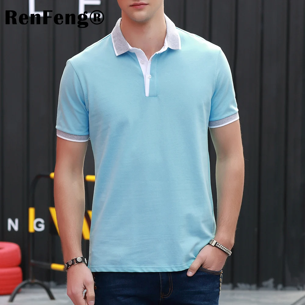 2018 New arrival Patchwork Poloshirt fashion men polo shirt brand polo Top Quality men cotton breathable men polo sports jerseys (5)