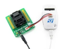 STM8 QFP64 STM8 программируемый адаптер IC тестовая розетка для LQFP64 посылка 0,5 мм Шаг с портом плавания