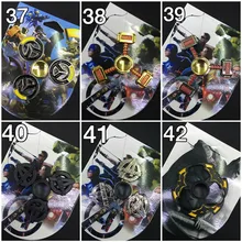 Мстители Капитан Америка Железный человек Спиннер ежедневный ручной спинер цинковый сплав игрушка металлический Shuriken палец Спиннер для детей подарок