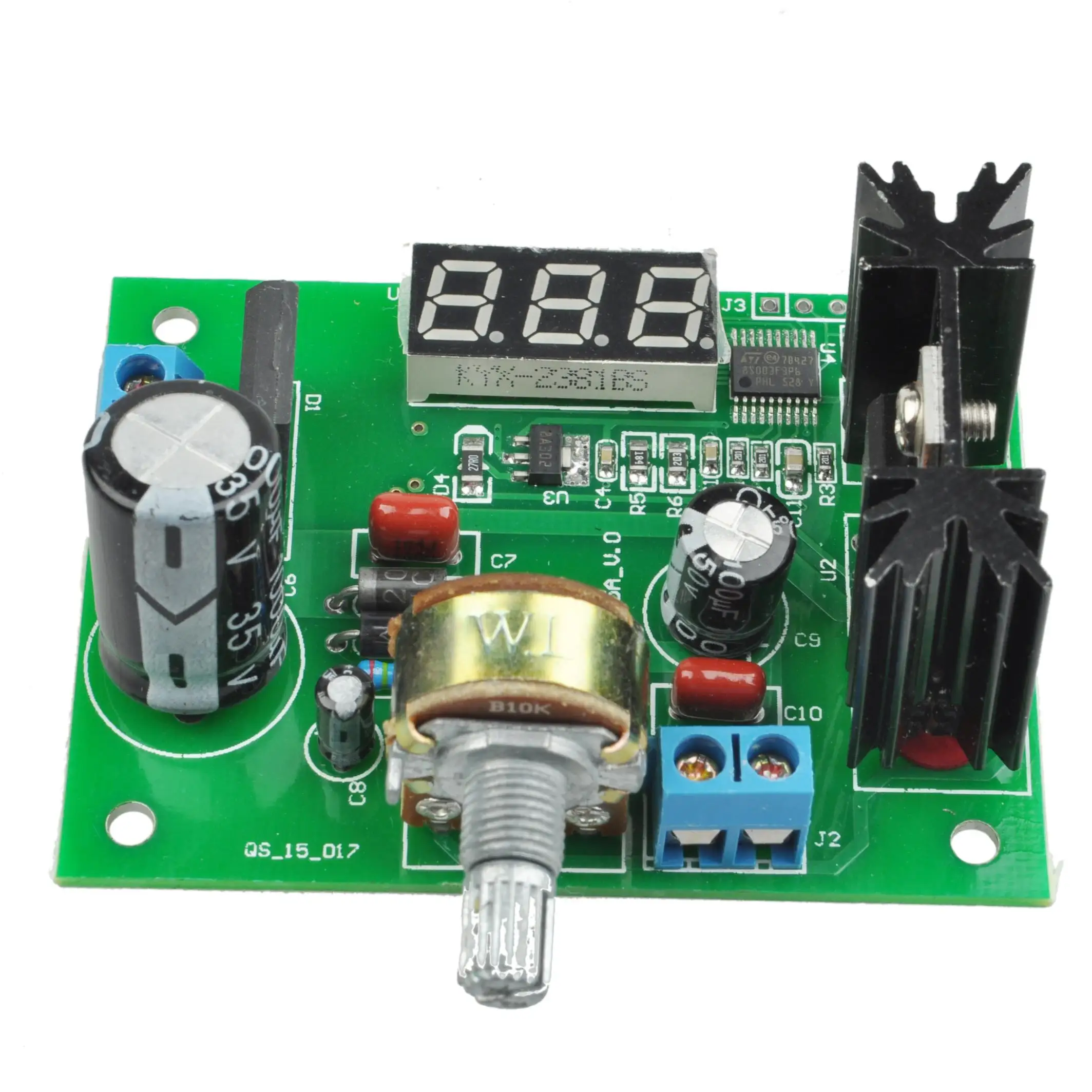 MOOL LM317 Регулируемый Напряжение регулятор Понижающие Питание модуль с светодиодный измерительный прибор