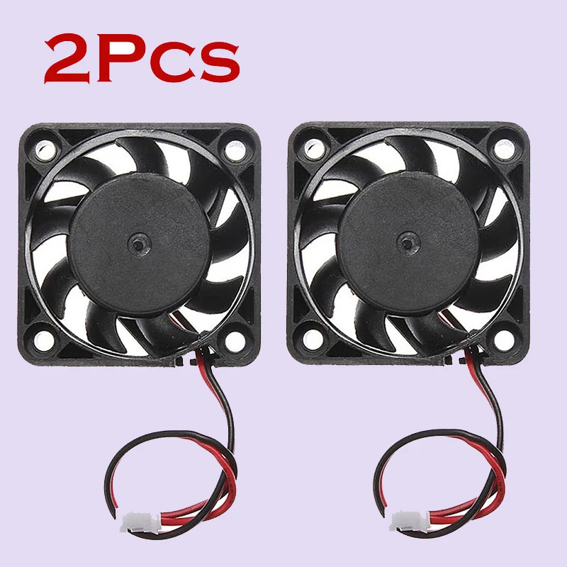 

2Pcs Small 40mm x 10mm DC Brushless 2-pin Mini 5V Cooling Computer Fan