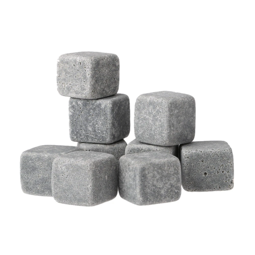 9PCS WHISKY ICE STONES DRINKS COOLER CUBES WHISKEY GRANITE SCOTCH & POUCH 9PCS WHISKY ICE STONES DRINKS COOLER CUBES WHISKEY GRANITE SCOTCH & POUCH
