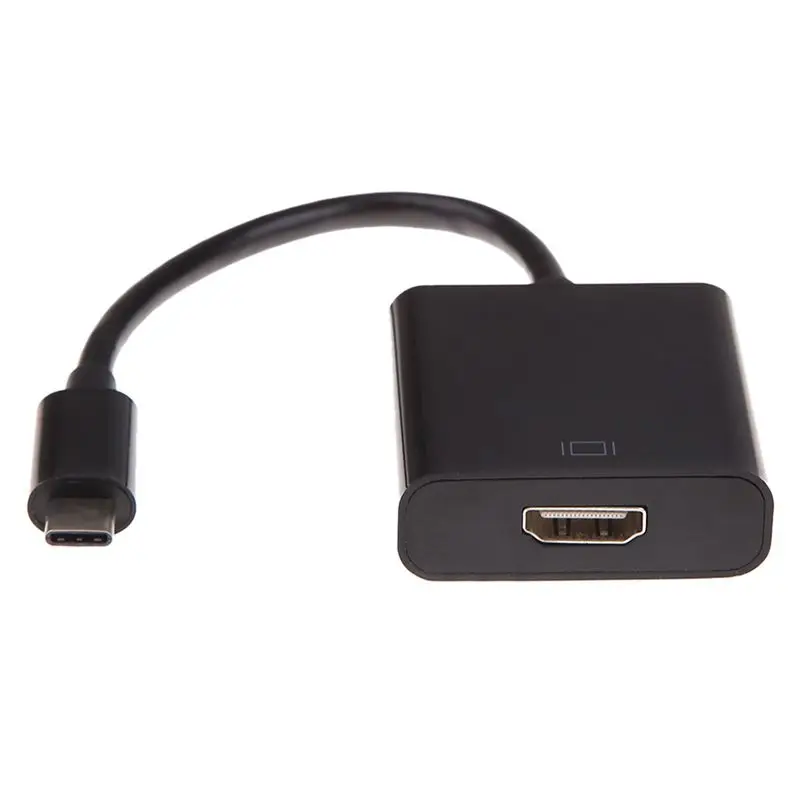 Type-C USB 3,1 мужчина к HDMI Женский Кабель адаптер 1080P USB-C преобразователь видеосигнала HDMI для Chrombook ПК ноутбук планшет