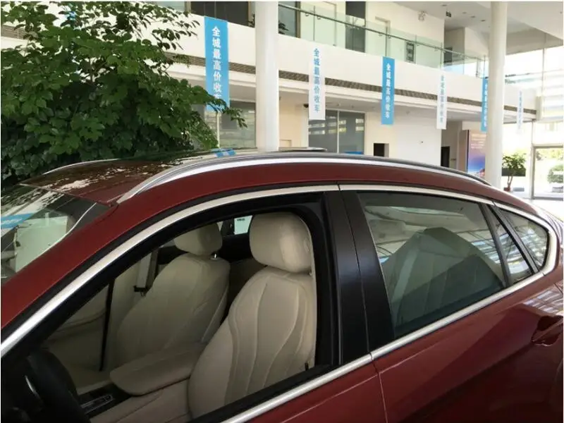 سيارة من سبيكة الألومنيوم حامل سقفي الأمتعة الأمتعة شريط ل BMW X6 E70 2008-2014/F16 2015-2019 بواسطة EMS