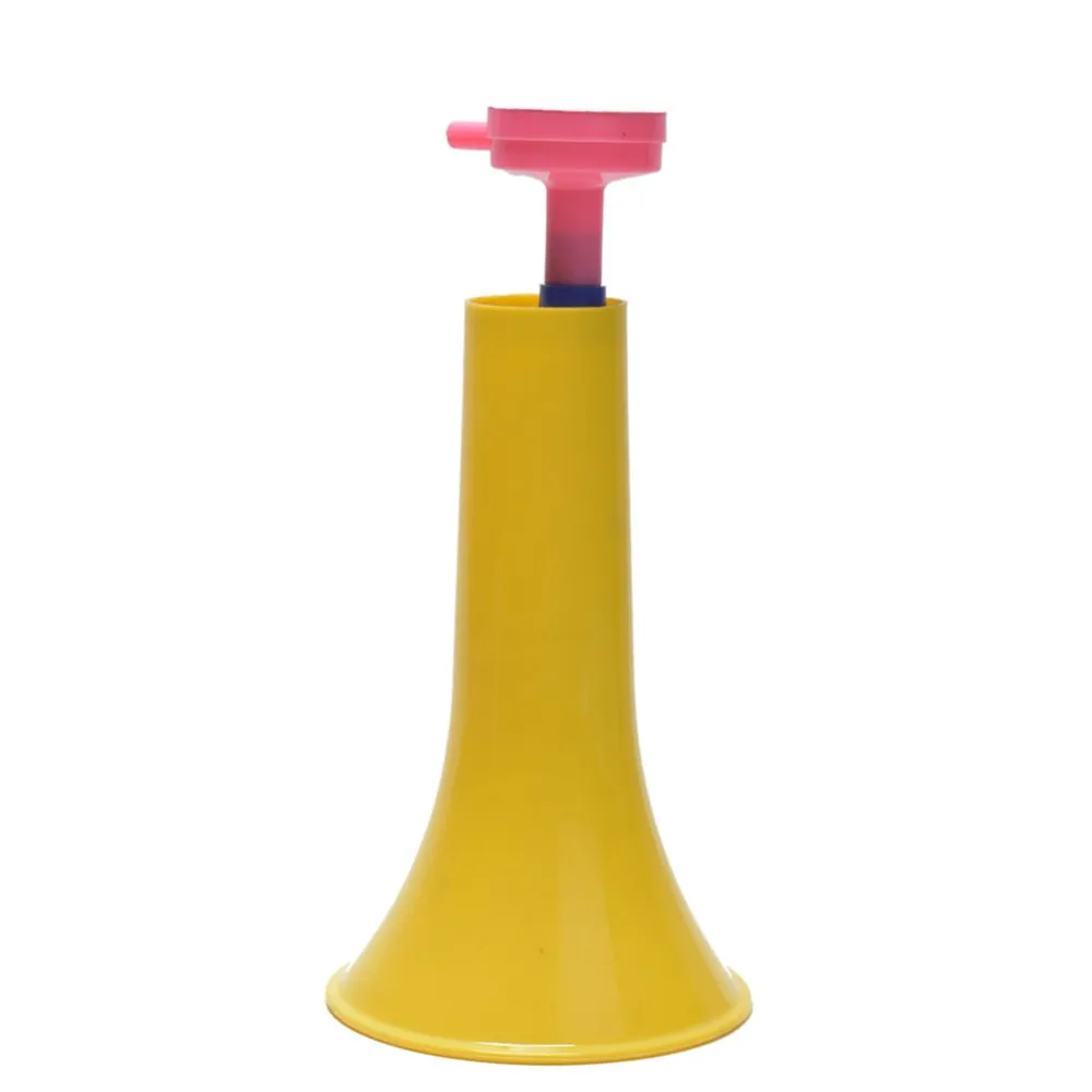 Европейский Кубок Vuvuzela Черлидинг рога ребенок Трубач-игрушка Музыкальные инструменты случайный цвет съемный футбольный стадион Веселые рожки