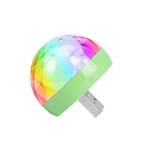 Светодиодный USB атмосферный свет DJ лампа RGB мини красочная музыкальная лампа для фестиваля/вечерние/Караоке/диско шар шоу бар украшения ligh - Цвет: USB interface