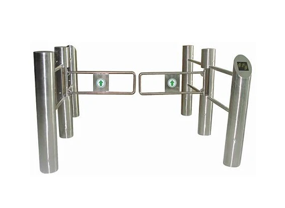 

RFID fingerprint access dual Swing Gate Turnstile Barrier for Access Control