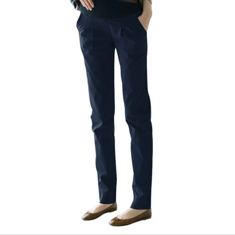 Cotton pregnant pants elastic waist trousers for pregnant women fashion maternity pants ropa maternidad mujer maternity clothing Cotton pregnant pants elastic waist trousers for pregnant women fashion maternity pants ropa maternidad mujer maternity clothing