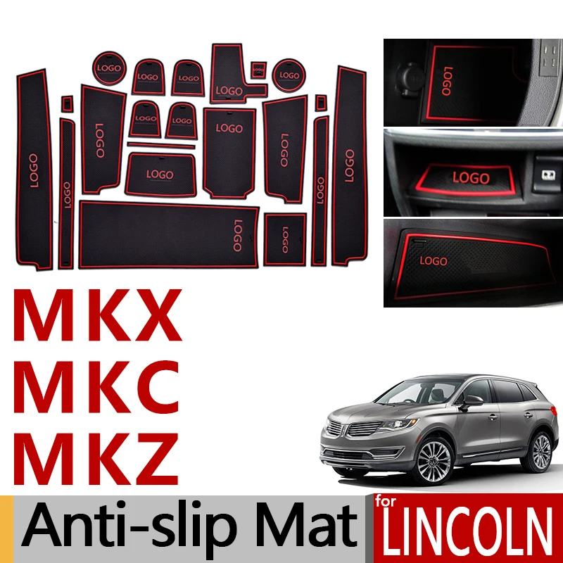 Противоскользящий резиновый коврик для ворот Lincoln MKX 2016-2019 MKC 2014-2019 MKZ 2017-2019