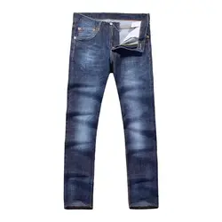 Vomint 2018 новый бренд Для мужчин; повседневные джинсы Эластичность Хлопок Ткань Regular Fit Straight Wash Basic модные джинсы GY8051