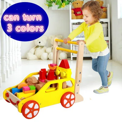 wooden kids walker