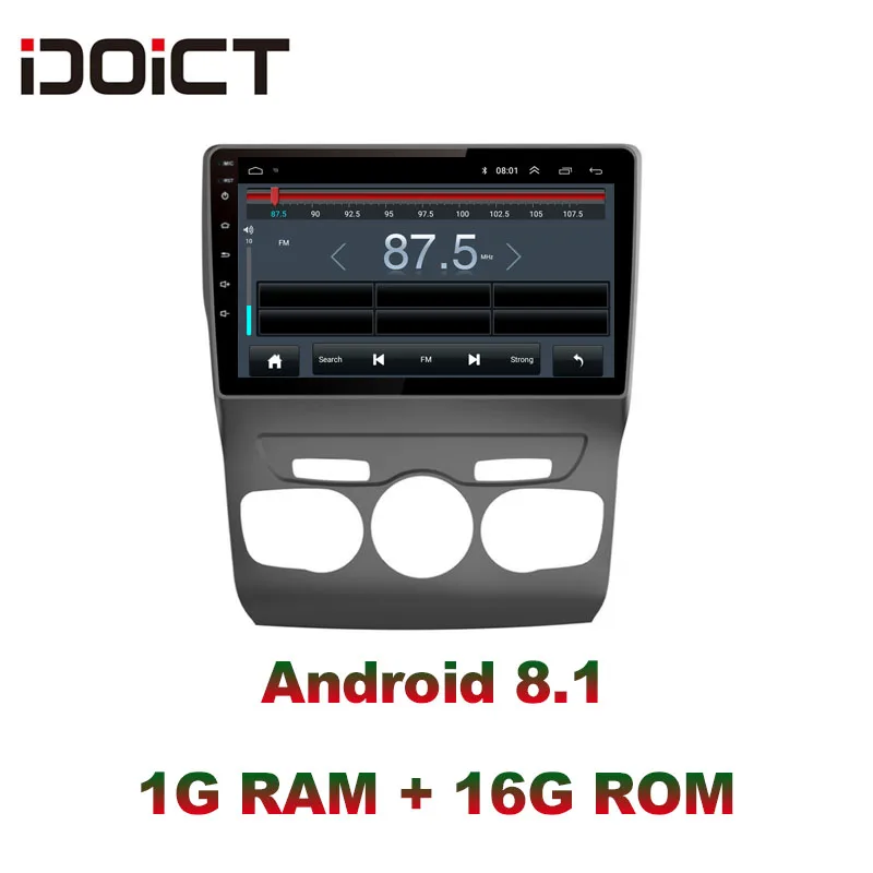 IDOICT Android 8,1 автомобильный dvd-плеер gps навигация Мультимедиа для Citroen C4 радио 2013- автомобильный стерео