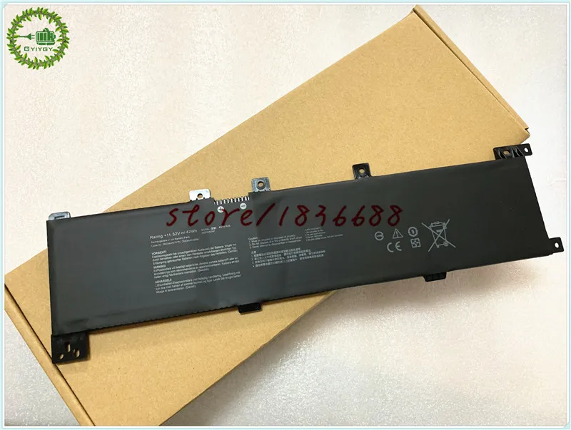 GYIYGY 11 52 V 42Wh B31N1635 Аккумулятор для ноутбука Asus VivoBook 17 X705UA X705NA X705NC X705UB X705UV R702UV N705UQ-EB76