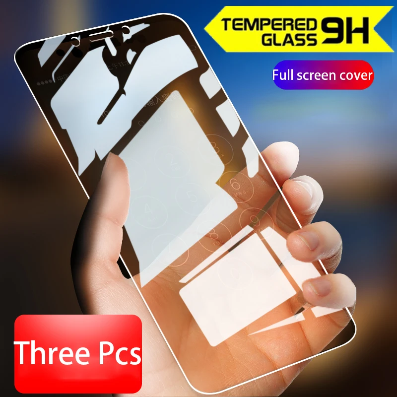 

3Pcs/lot Full Tempered Glass For Meitu M8S Screen Protector 9H 2.5D Anti Blu-Ray Toughened Glass