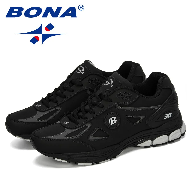 BONA/; мужские кроссовки для бега; уличные кроссовки; Homme Zapatos Corrientes Verano Chaussures De Course Pour Hommes; мужские трендовые кроссовки