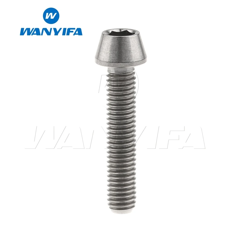 Wanifa конусная головка Винт С Титановым болтом M5x9 15 16 18 20 25 30 35 40 45 50 55 60 мм для
