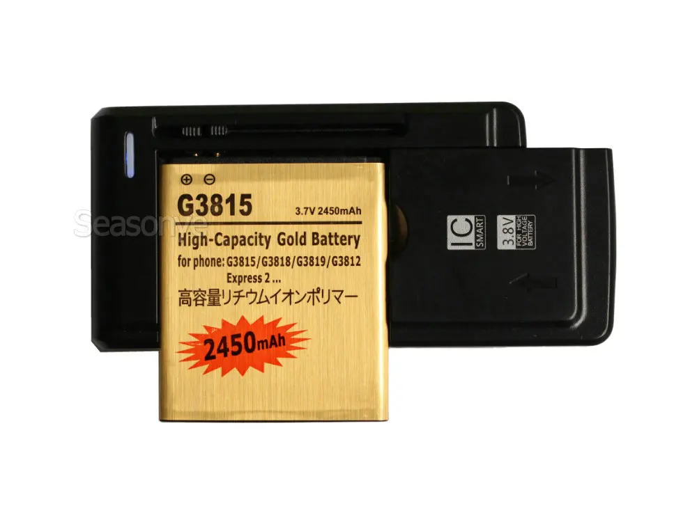 Seasonye 2450mAh EB L1L7LLU Gold запасной аккумулятор + универсальное зарядное устройство для
