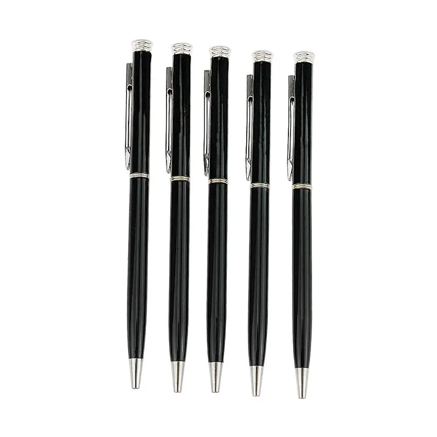1-Pcs-Metal-Ballpoint-Pen-Rotating-Metal-Money-Clip-Metal-Luxury-Ballpoint-Pen-High-Quality-Mb(2)