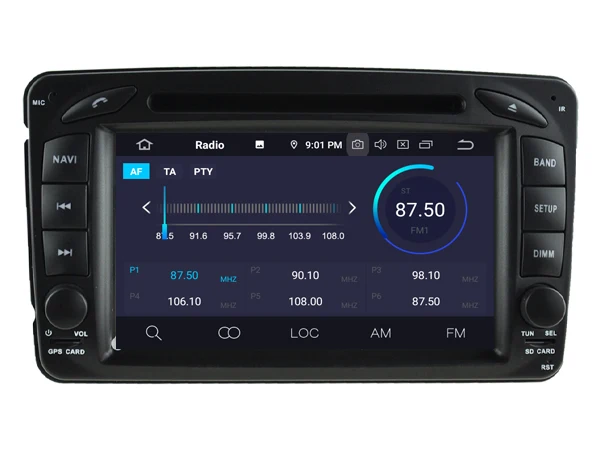 Best WITSON Android 9.0 Octa core PX5 CAR DVD player For MERCEDES-BENZ C CLASS W203 CLK W209 M W163 4GB RAM 64 CAR GPS NAVIGATION 5