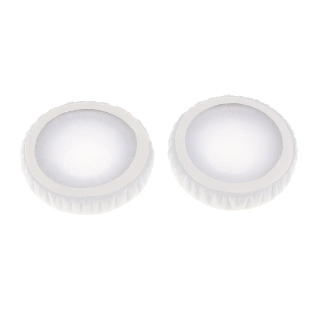 4Pieces Replacement Ear Pads Cushions for JBL Synchros E40 E40BT Headphones Headset Black+White