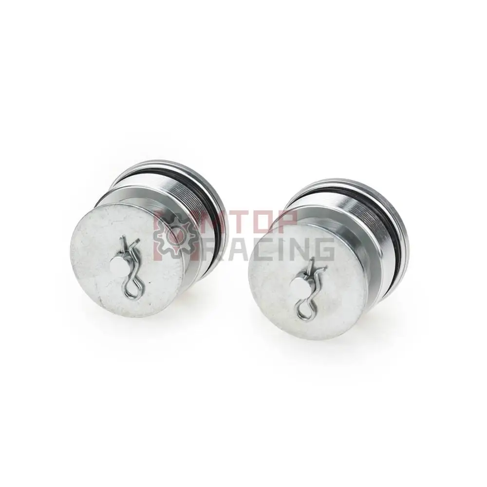 LANBAO Preload Fork Caps For Yamaha FZ6 2004-2009 FZ6S 2007-2009 FZ6N 2004-2007 43mm Triangle Adjustable Fork Bolts 2005 2006 2007 2008 LANBAO Preload Fork Caps For Yamaha FZ6 2004-2009 FZ6S 2007-2009 FZ6N 2004-2007 43mm Triangle Adjustable Fork Bolts 2005 2006 2007 2008