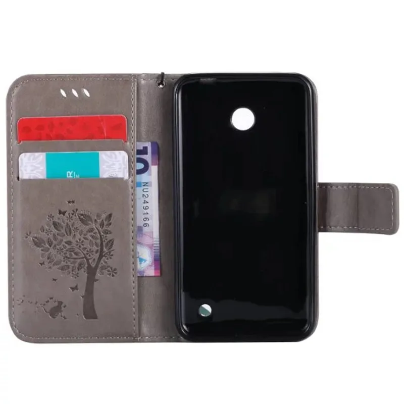 For Nokia lumia 630 Case Nokia lumia 630 Case Cover Wallet PU Leather Case For Nokia lumia 630 635 RM-978 RM-974 Flip Cover (4)