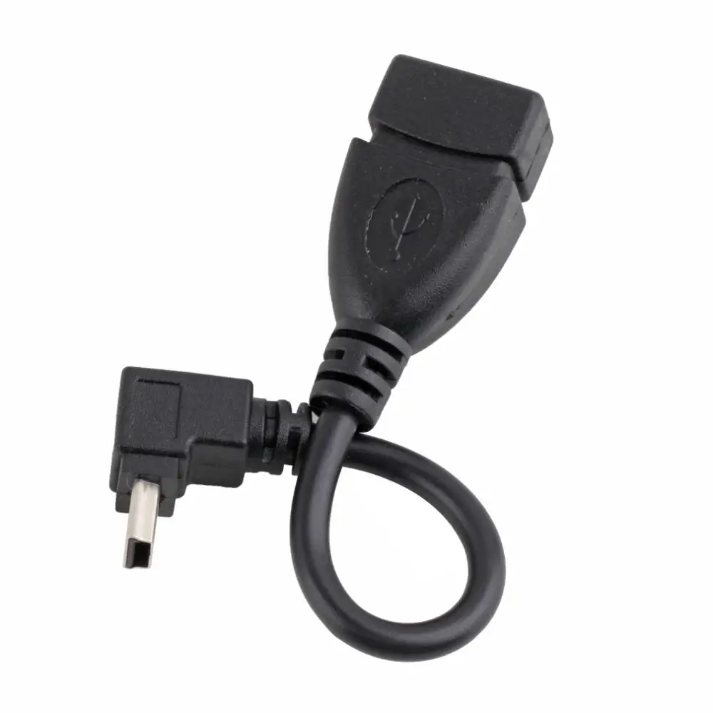 USB для Женский Mini 5 P USB B Мужской преобразования адаптер OTG кабель вверх оптовая продажа