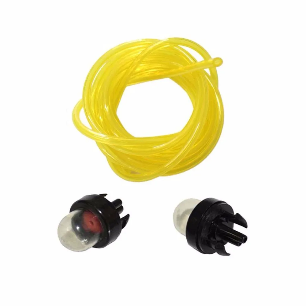 2Pcs Feet Fuel Line & 2Pcs Primer Bulbs for Chainsaw Parts Husqvarna
