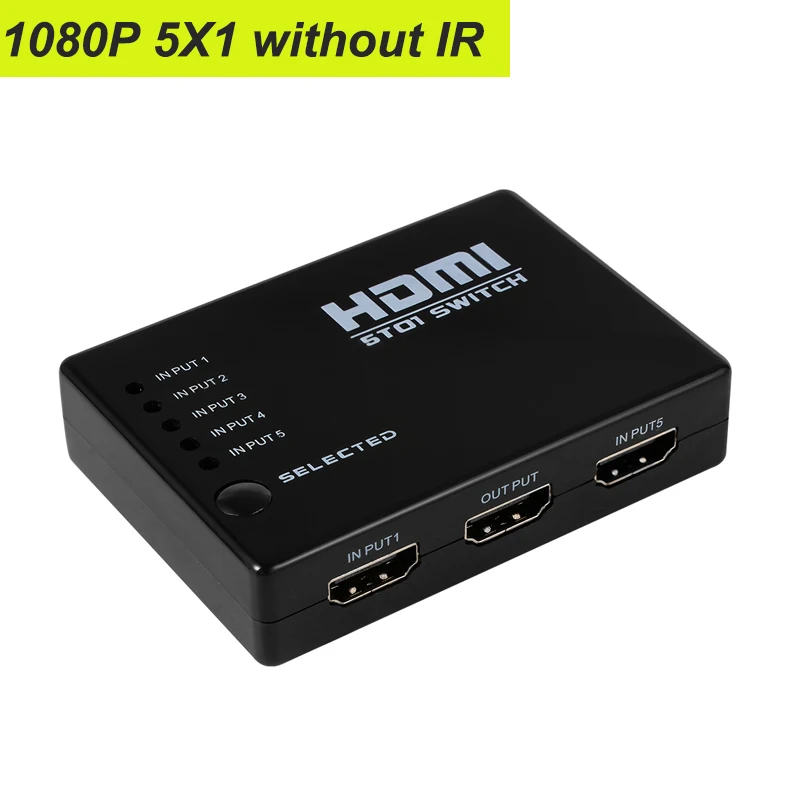 1080 P HDMI переключатель 5X1 Переключатель 3 в 1 для DVD STB PS4|Кабели HDMI| |