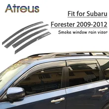 Atreus 1 набор из АБС-пластика для дождливой погоды дым окно козырек автомобильный дефлектор для защиты от ветра для Subaru Forester 2009 2010 2011 2012 Аксессуары