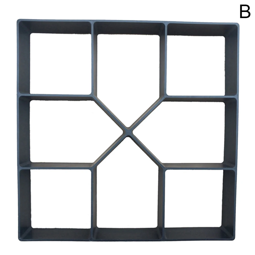 Новая форма для изготовления садовых дорожек DIY бетонный тротуар форма для садовых дорожек - Цвет: 2
