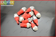 10 шт. СВЕТОДИОДНЫЕ T10 Ксеноновые Лампочки Клин 5smd 5050-192 168 194 W5W 2825 158 WL-5 Бесплатная Доставка 5 Цветов на Выбор JJJ