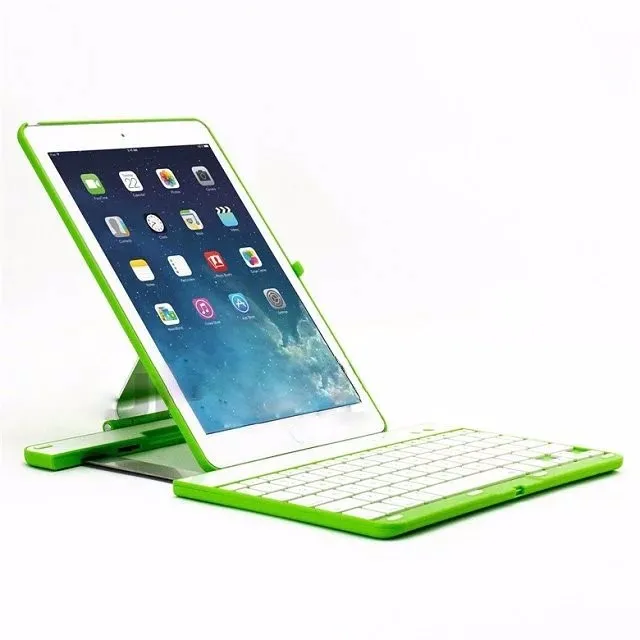 Tablet -Case -Wireless -Bluetooth-keyboard -For Apple -iPad -Air -2- Case- With -Keyboard -ABS -360 -Degrees -Rotation- Design -Stand -Cover (12)