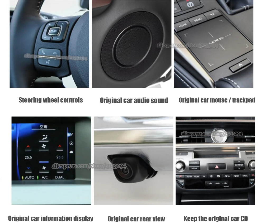 Perfect Liandlee 10.25" Android For Lexus RX 270 RX 350 AL10 2008~2015 Stereo Screen Mouse BT Carplay Map GPS Navi Navigation Multimedia 14