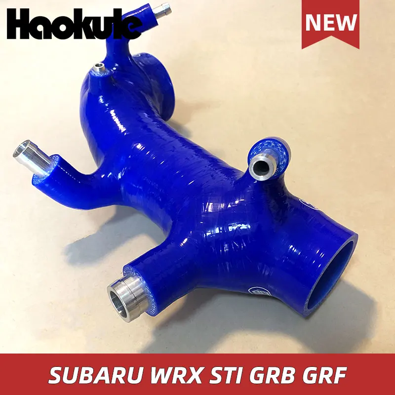 Перформация силиконовый турбо Впускной индукционный шланг для SUBARU IMPREZA GRB GRF EJ20 WRX STI10 синий черный