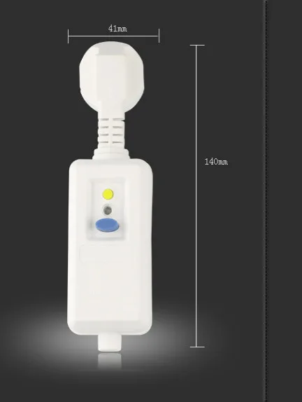 УЗО утечки защитная маска для лица, RCD розетка для адаптера переменного тока дома автоматический выключатель вырез Мощность туда и обратно переключатель 16A 220V 240V штепсельная вилка европейского стандарта