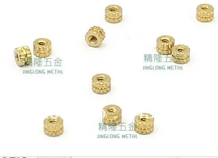 

High Quality M1*0.25 Brass Circular Knurl Nut ( 100PCS/LOT)
