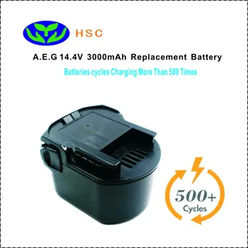 

A.EG14.4B 3000mAh 14.4V NiMh Battery Replacement AEG 4935413106, 4935416790, B1414G Original Battery