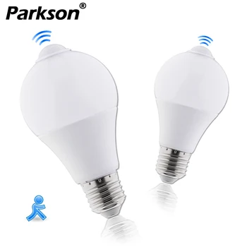

Motion Sensor LED Bulb 5W 7W E27 220V 110V 85-265V Lampada LED Lamp Auto Smart IC Infrared Body Lamp With Motion Sensor Lights