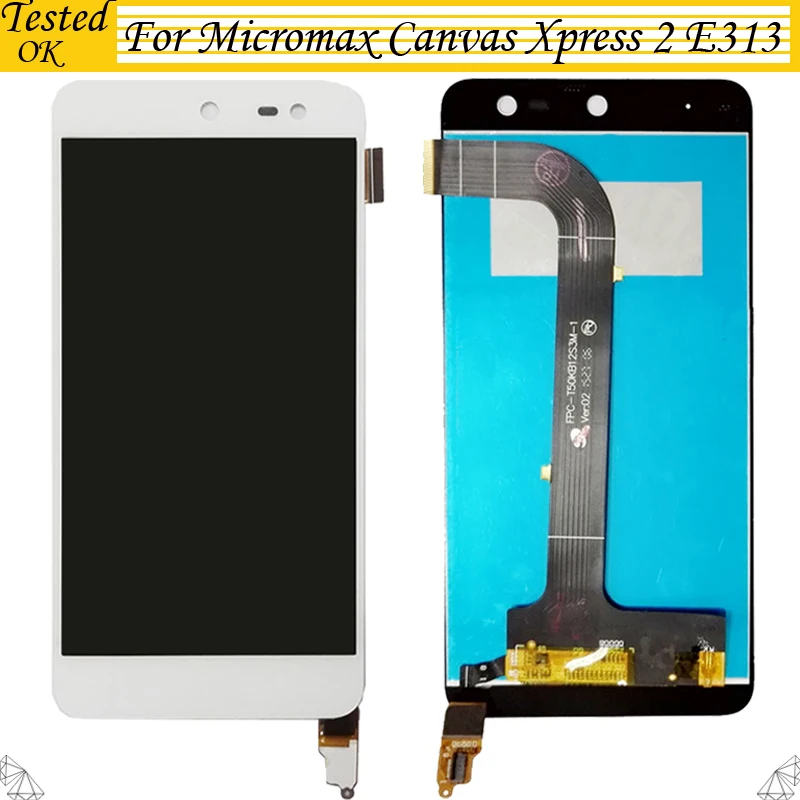 

For Micromax Canvas Xpress 2 E313 LCD Display +Touch Screen Digitizer 100% Tested Working Assembly Replacement For E313 lcd