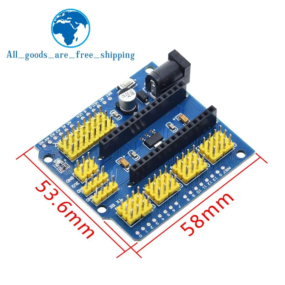 Щит UNO/нано щит для расширительной платы Nano 3 0 и UNO R3 duemilanove|module i2c|arduino sensor shieldshield